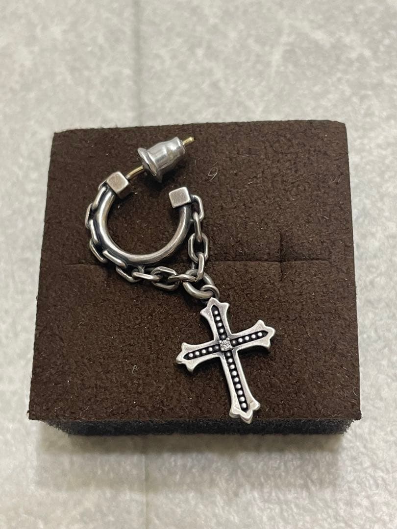 Justin Davis ピアス ジャスティンデイビス　クロス 925 K18