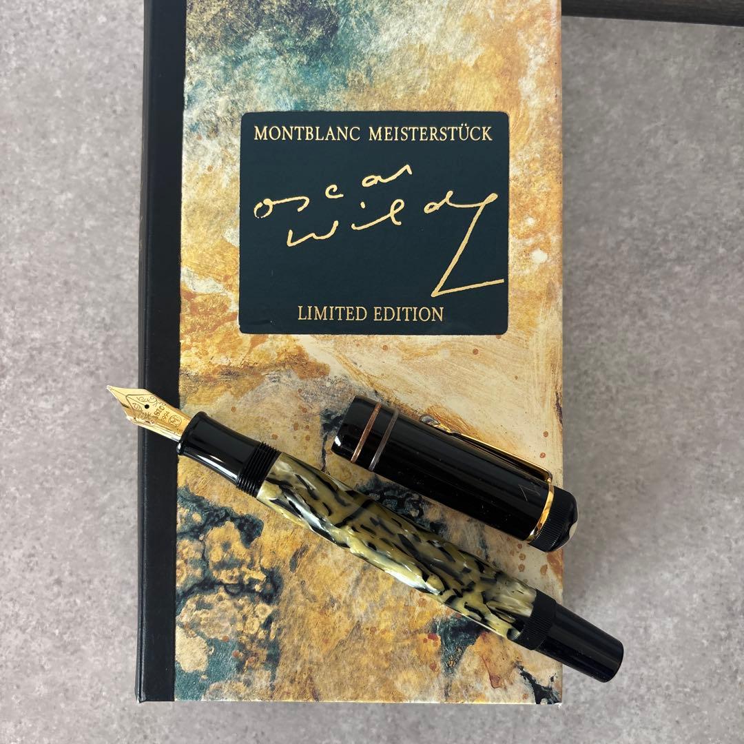 モンブラン　万年筆　オスカーワイルド　Mont Blanc 限定品　18K