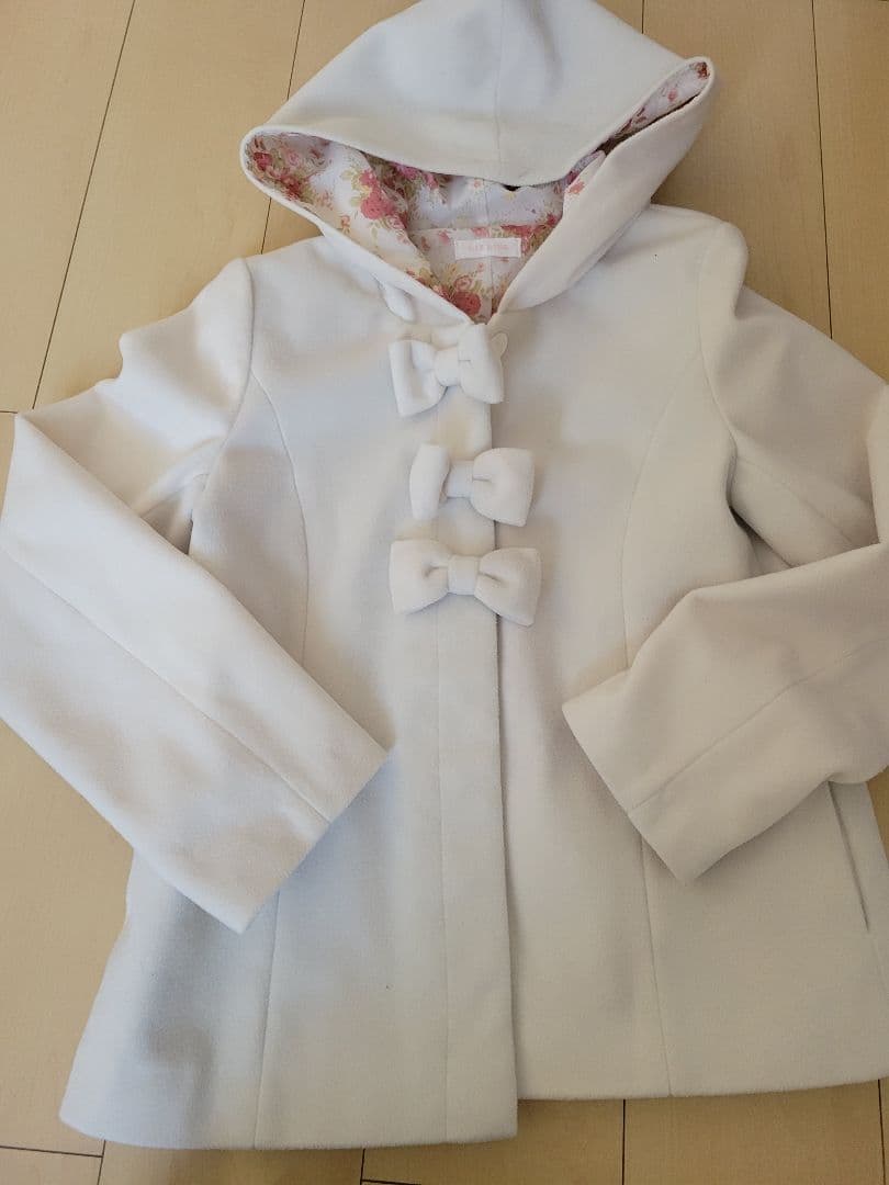 リズリサ　アウター　白コート　レア 値下げしました！！