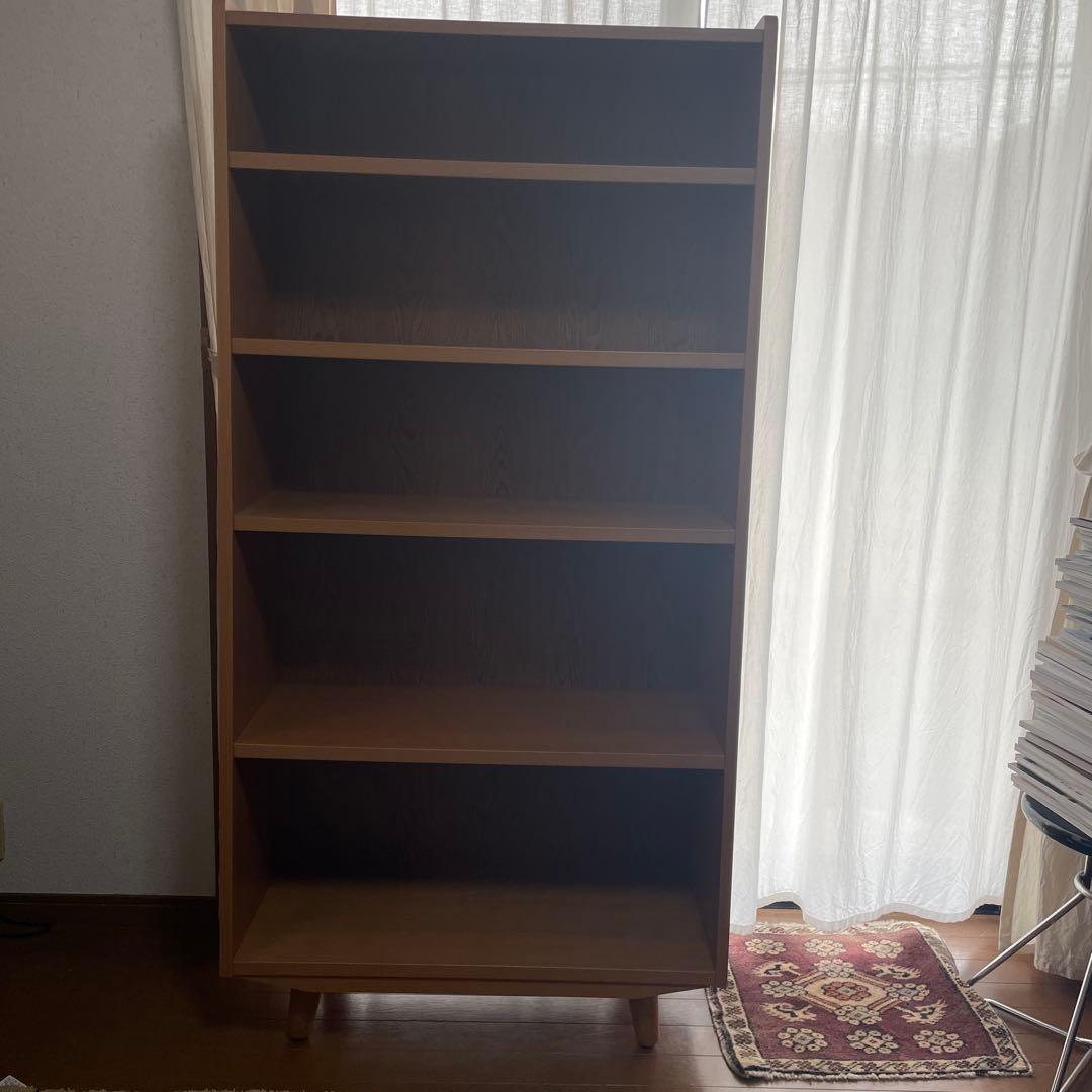 unico ウニコチーク材アルベロブックシェルフ本棚