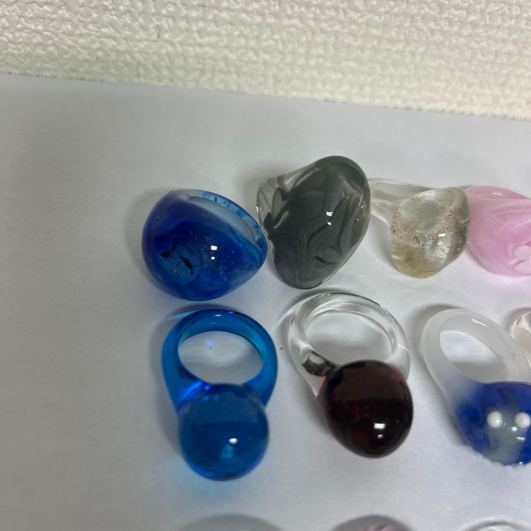 ガラスリング 15個
