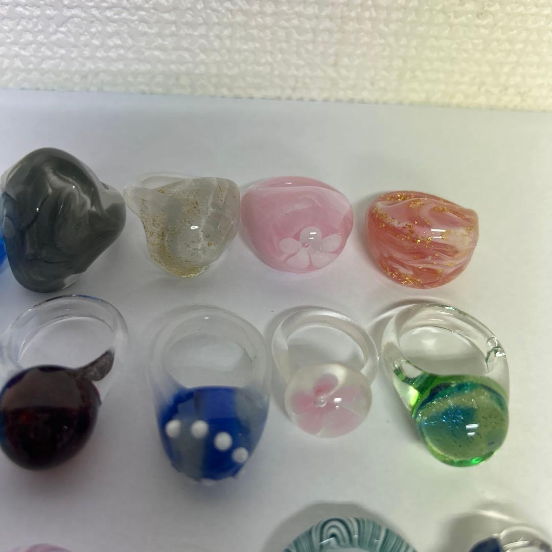 ガラスリング 15個