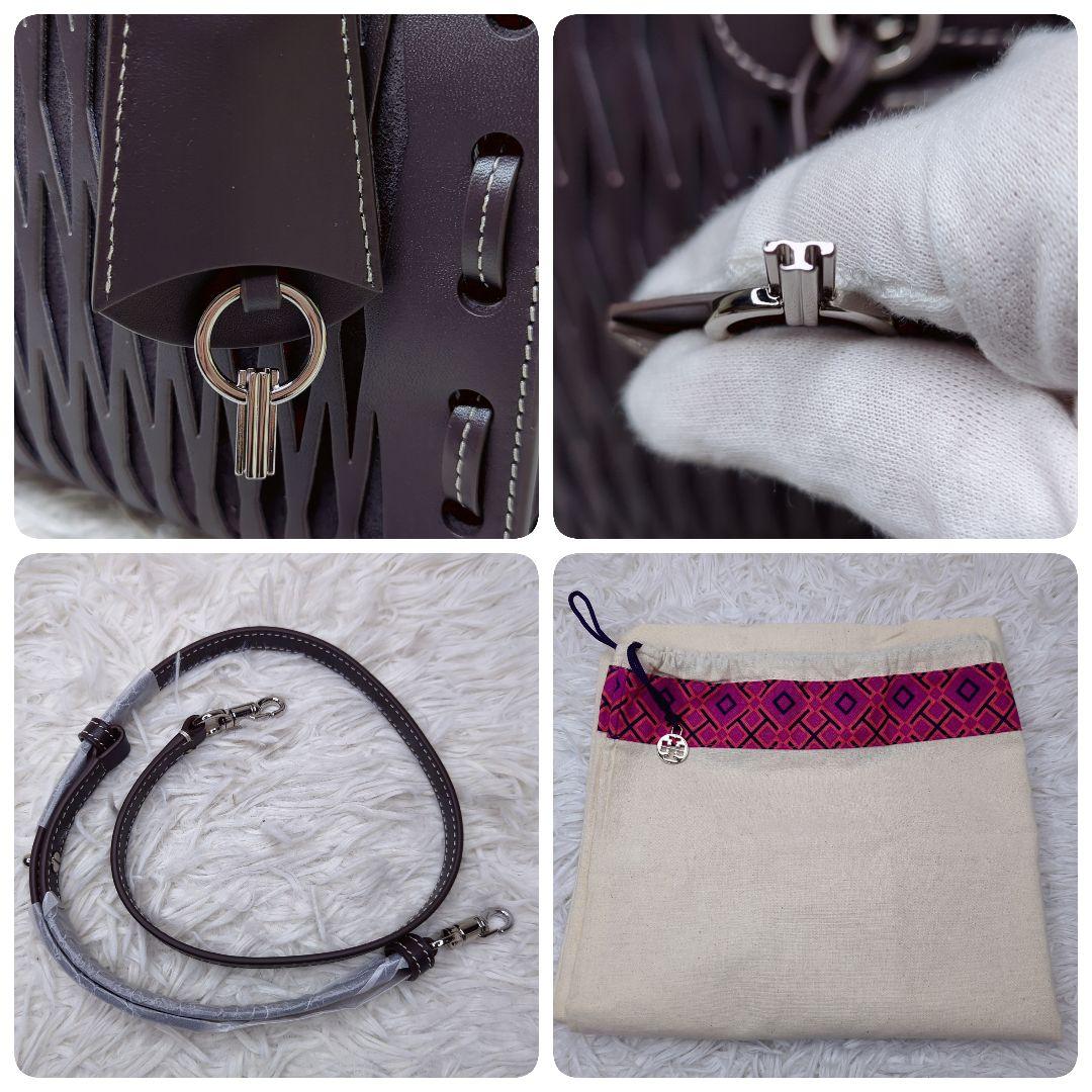 美品✨トリーバーチ リーラジウィル トートバッグ レザー ボルドー 2way