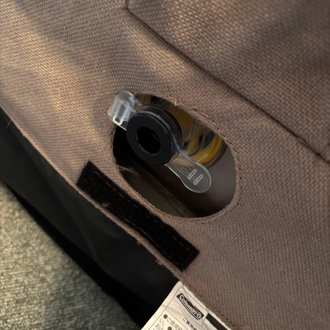 Coleman エアカウチ ダブル グレージュ 収納袋付 コールマン エアソファ