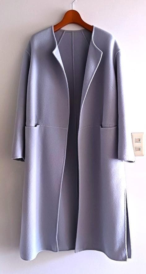 ドゥーズィエムクラス　victorian リバーロングノーカラーコート　一回着用