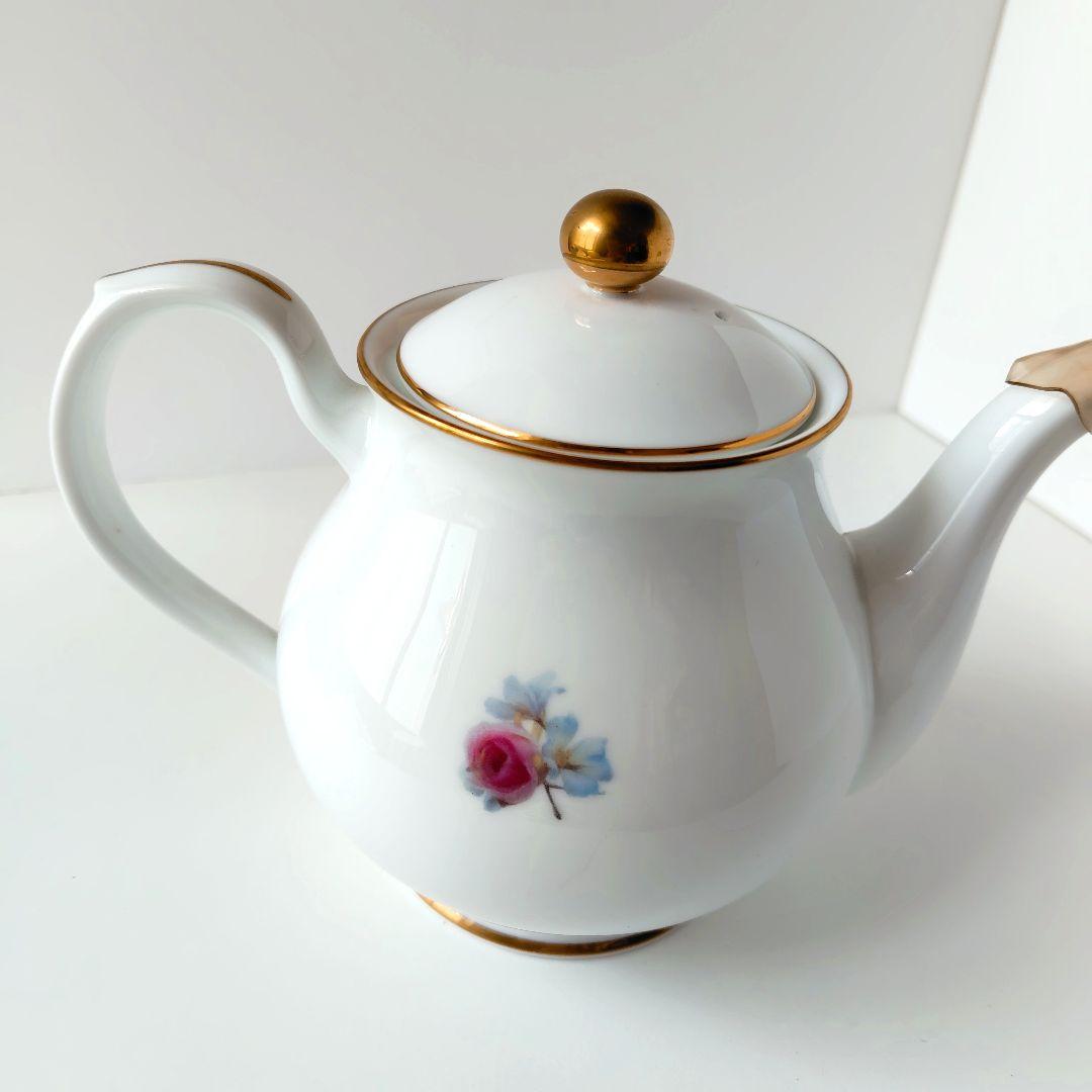 【新品】月光荘　ティーカップ／ポット／プレート　９点セット　飯田深雪　薔薇　希少