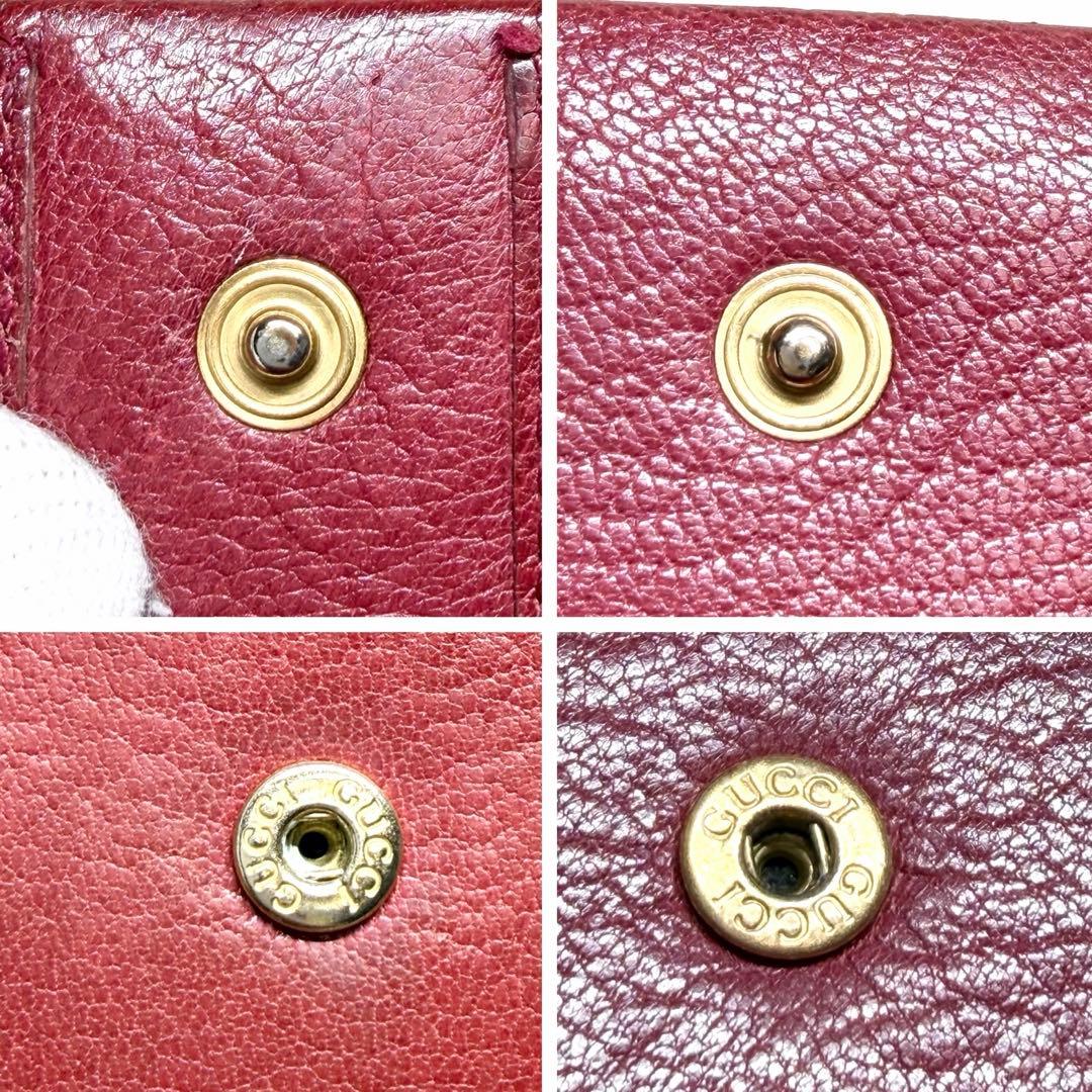 GUCCI グッチ スタッズ インターロッキング コンチネンタルウォレット 財布