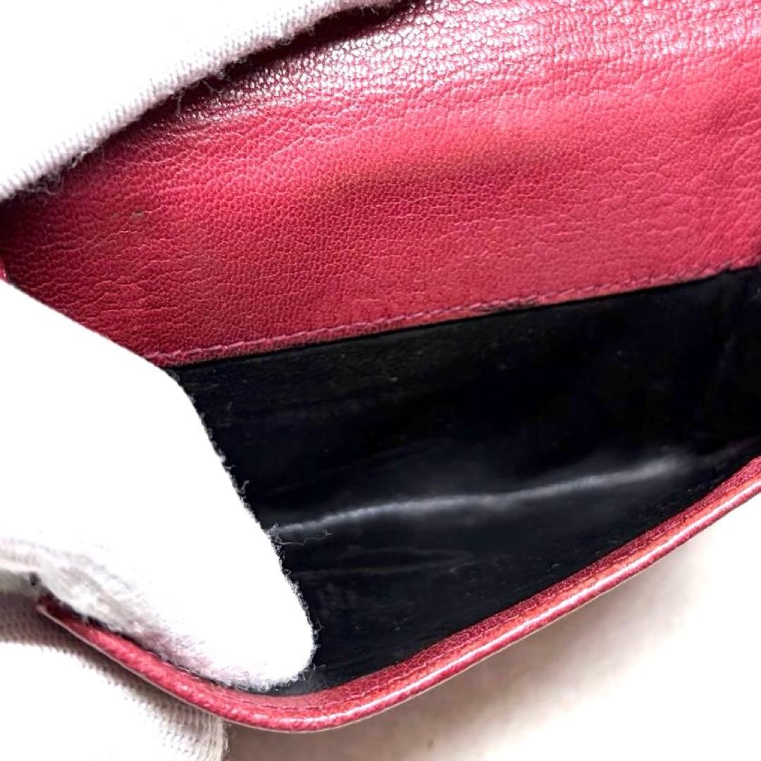 GUCCI グッチ スタッズ インターロッキング コンチネンタルウォレット 財布