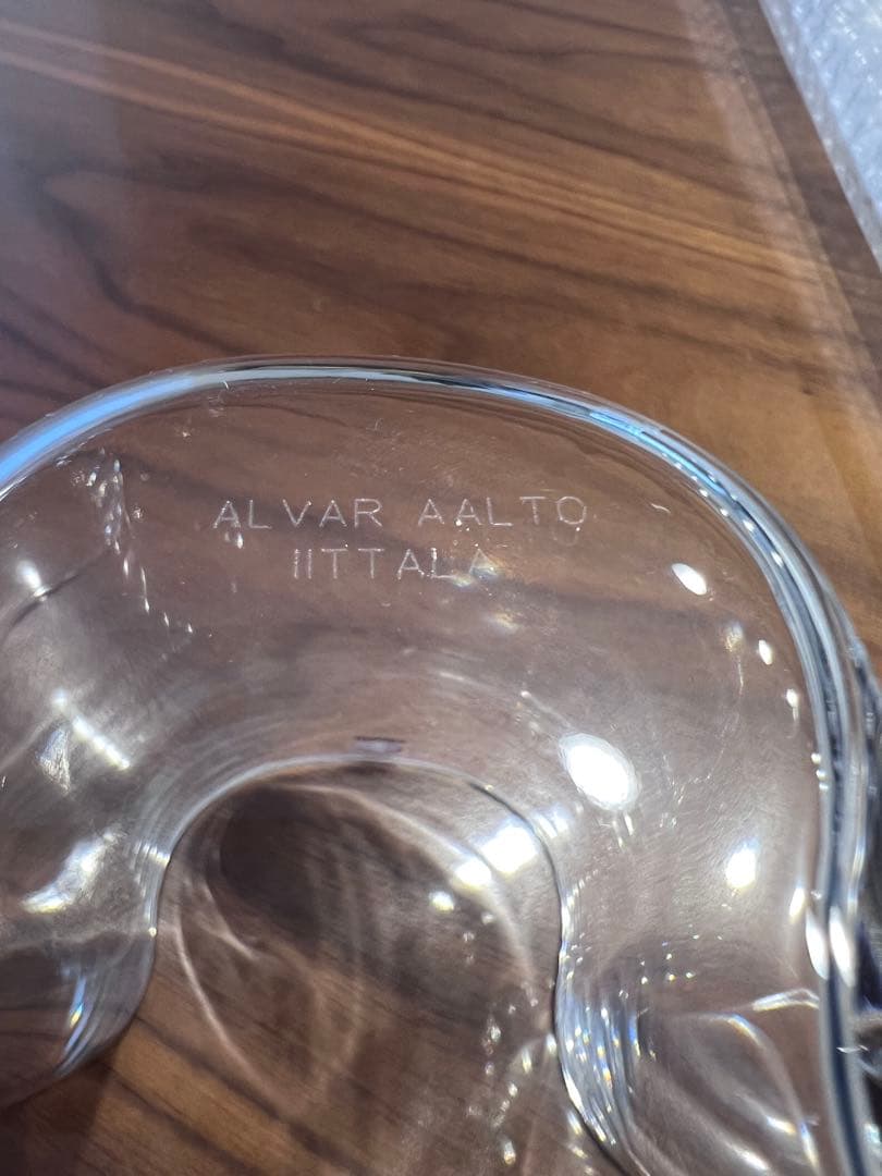  アルヴァ・アアルトコレクションベース120mm クリア 花瓶