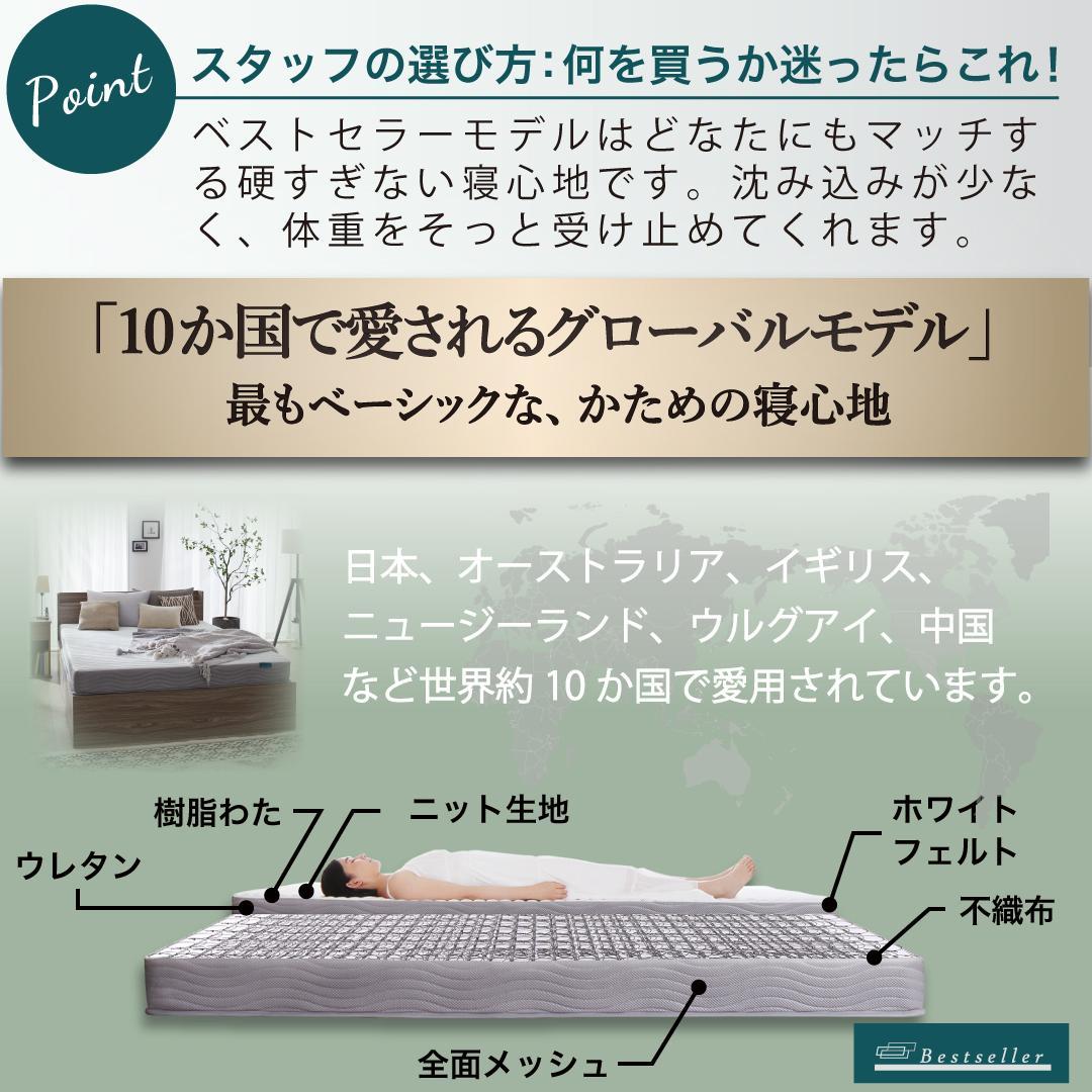 【最安値】セミダブルベッド 収納ベッド マットレス付き 新品送料込　匠マットレス