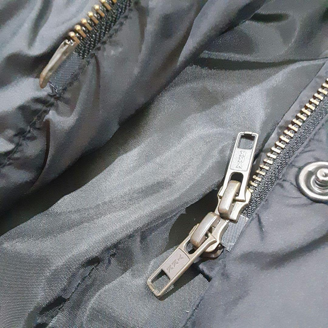 ローラアシュレイ　大きめサイズ13　XL　ダウンコート　ラクーンファー　黒　美品