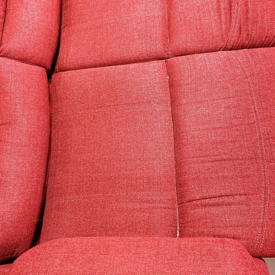 【極美品・送料込】ニトリ 2人用電動布張りリクライニングソファ