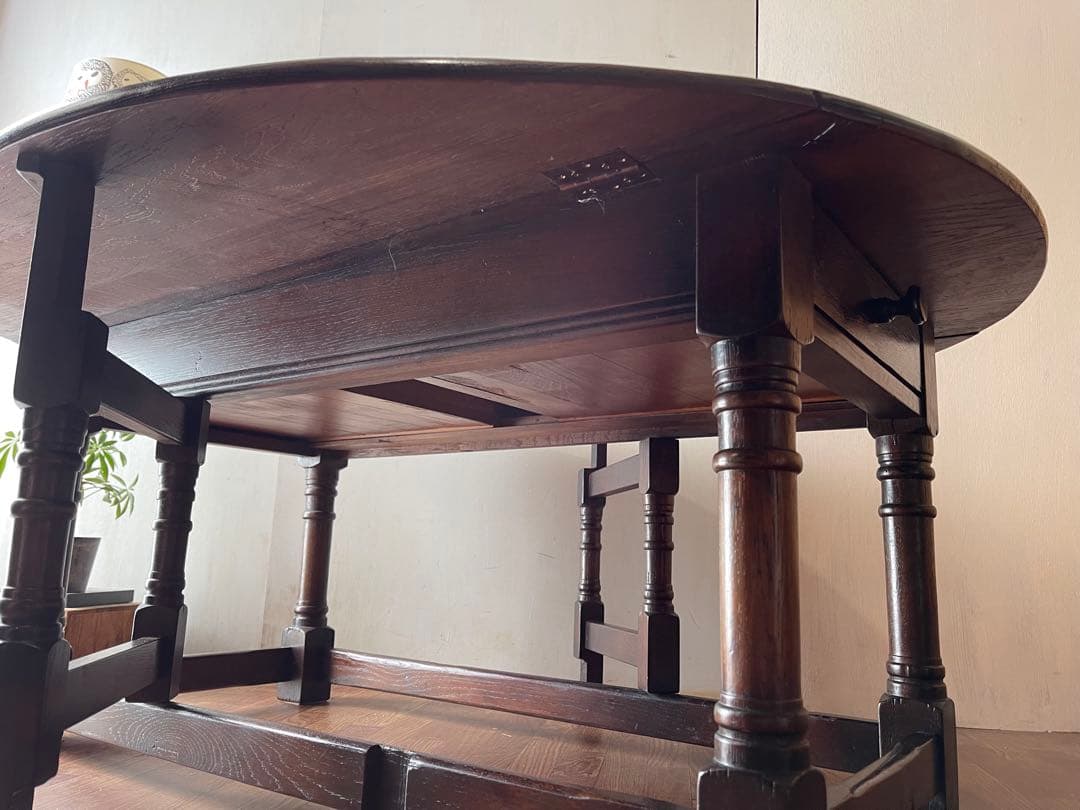 ヴィンテージ ゲートレッグ ローテーブル