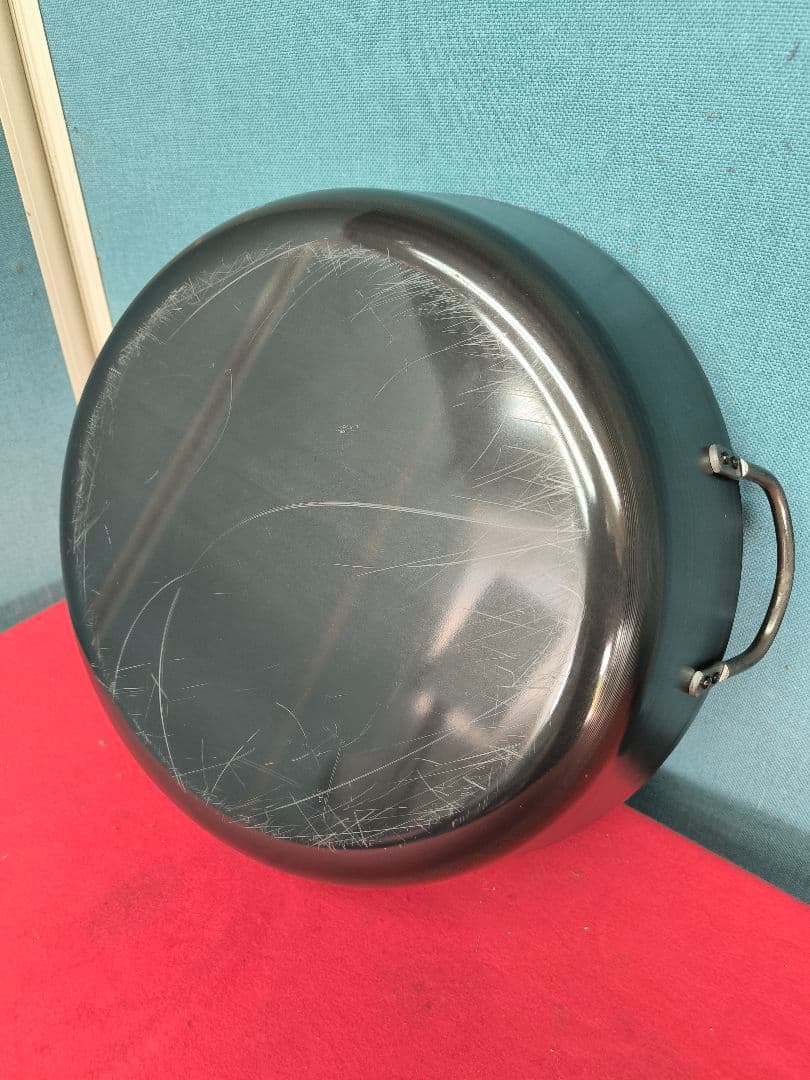 未使用品　IH対応　42㎝　鉄製　揚げ鍋