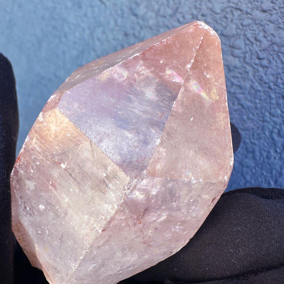 爆アレ❗️レインボー☆可愛いピンク♡超綺麗ピンクヒマラヤクラスター天然石A1510