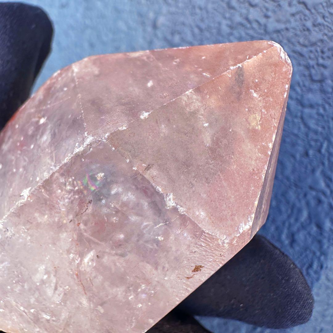 爆アレ❗️レインボー☆可愛いピンク♡超綺麗ピンクヒマラヤクラスター天然石A1510