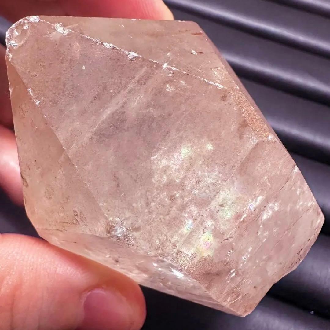 爆アレ❗️レインボー☆可愛いピンク♡超綺麗ピンクヒマラヤクラスター天然石A1510