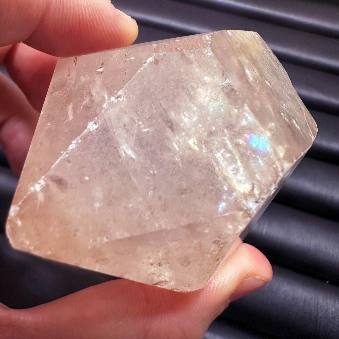 爆アレ❗️レインボー☆可愛いピンク♡超綺麗ピンクヒマラヤクラスター天然石A1510