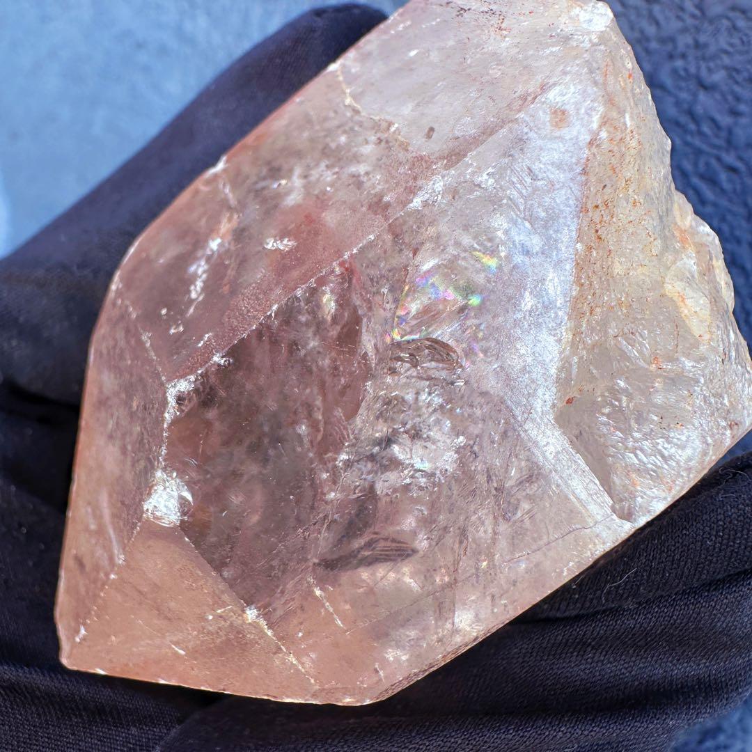 爆アレ❗️レインボー☆可愛いピンク♡超綺麗ピンクヒマラヤクラスター天然石A1510