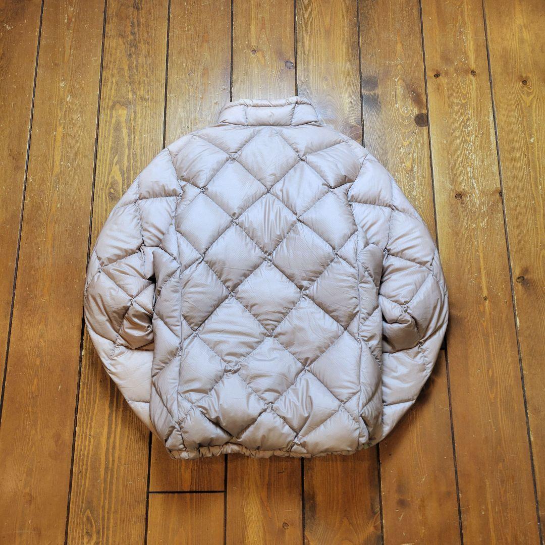 モンベル スペリオ ダウンジャケット ダイヤキルト ドローコード 短丈 M