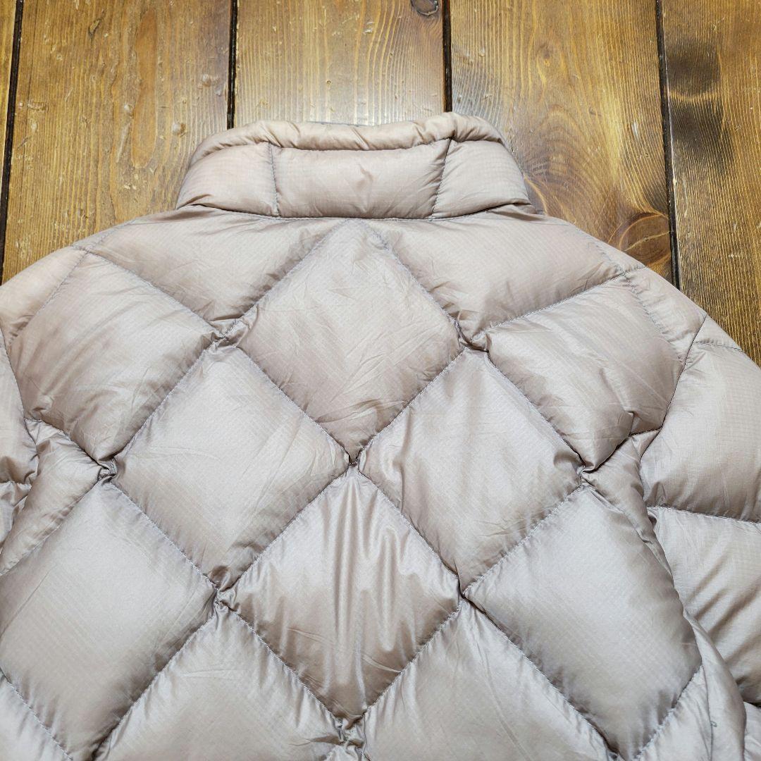 モンベル スペリオ ダウンジャケット ダイヤキルト ドローコード 短丈 M