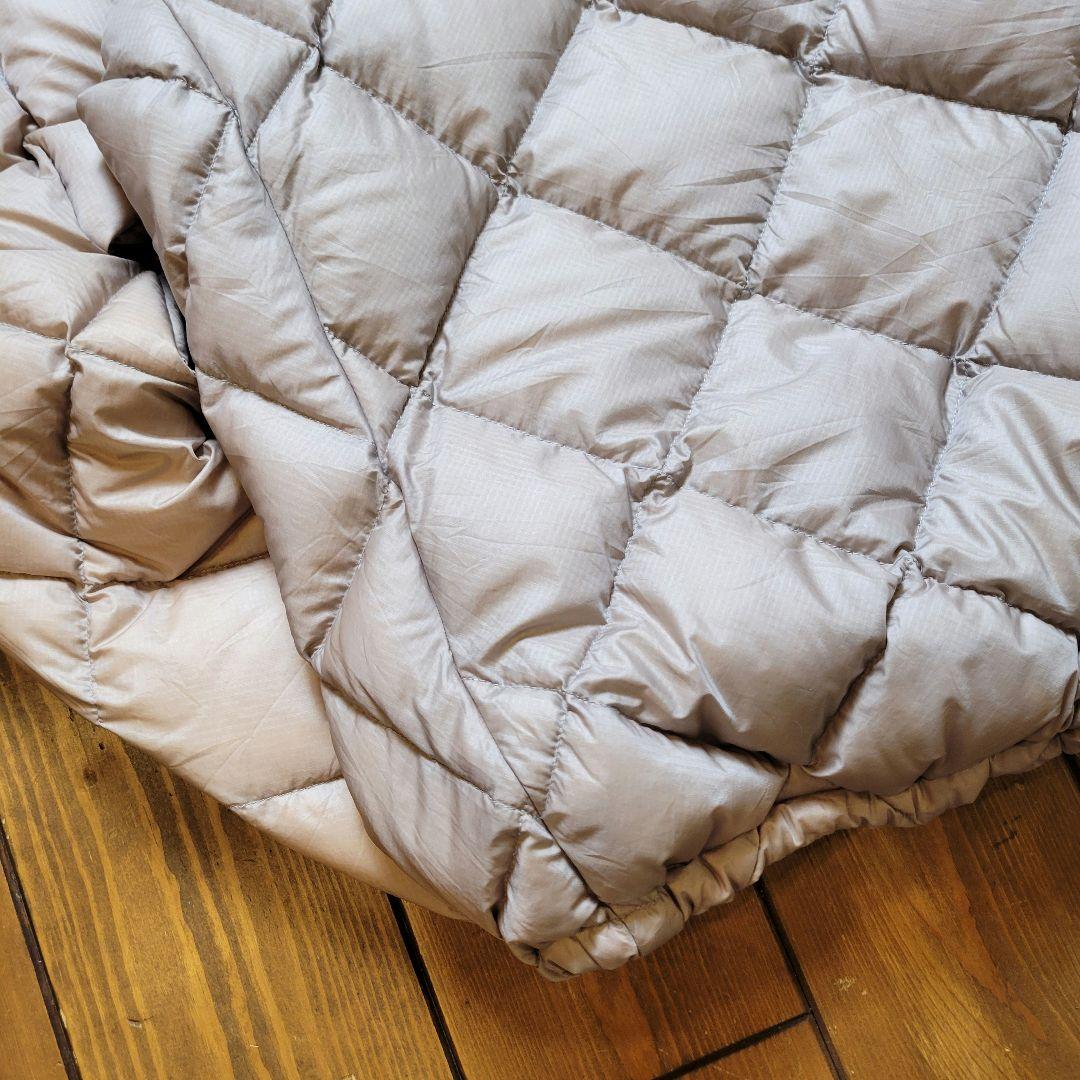 モンベル スペリオ ダウンジャケット ダイヤキルト ドローコード 短丈 M