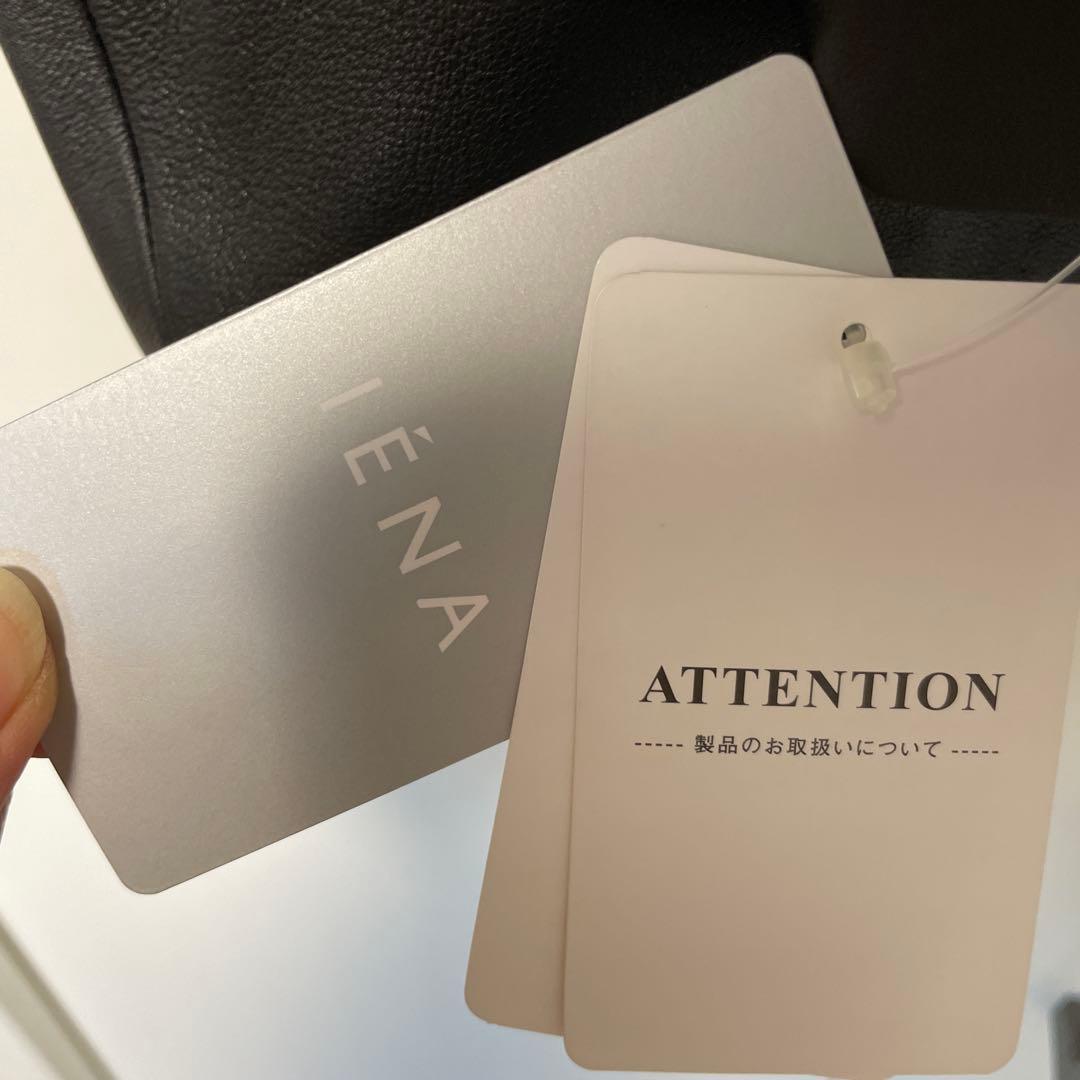 タグ付き★ IENA羊革シープ ブルゾン★アニエス カーディガン風