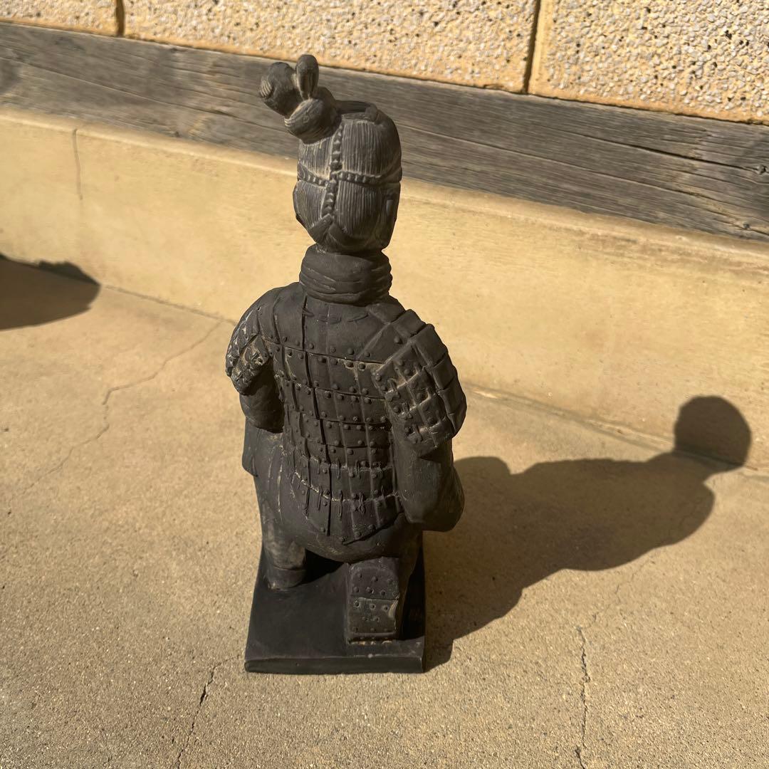 【4体】兵馬俑レプリカ　大型サイズ　中国骨董　アンティーク