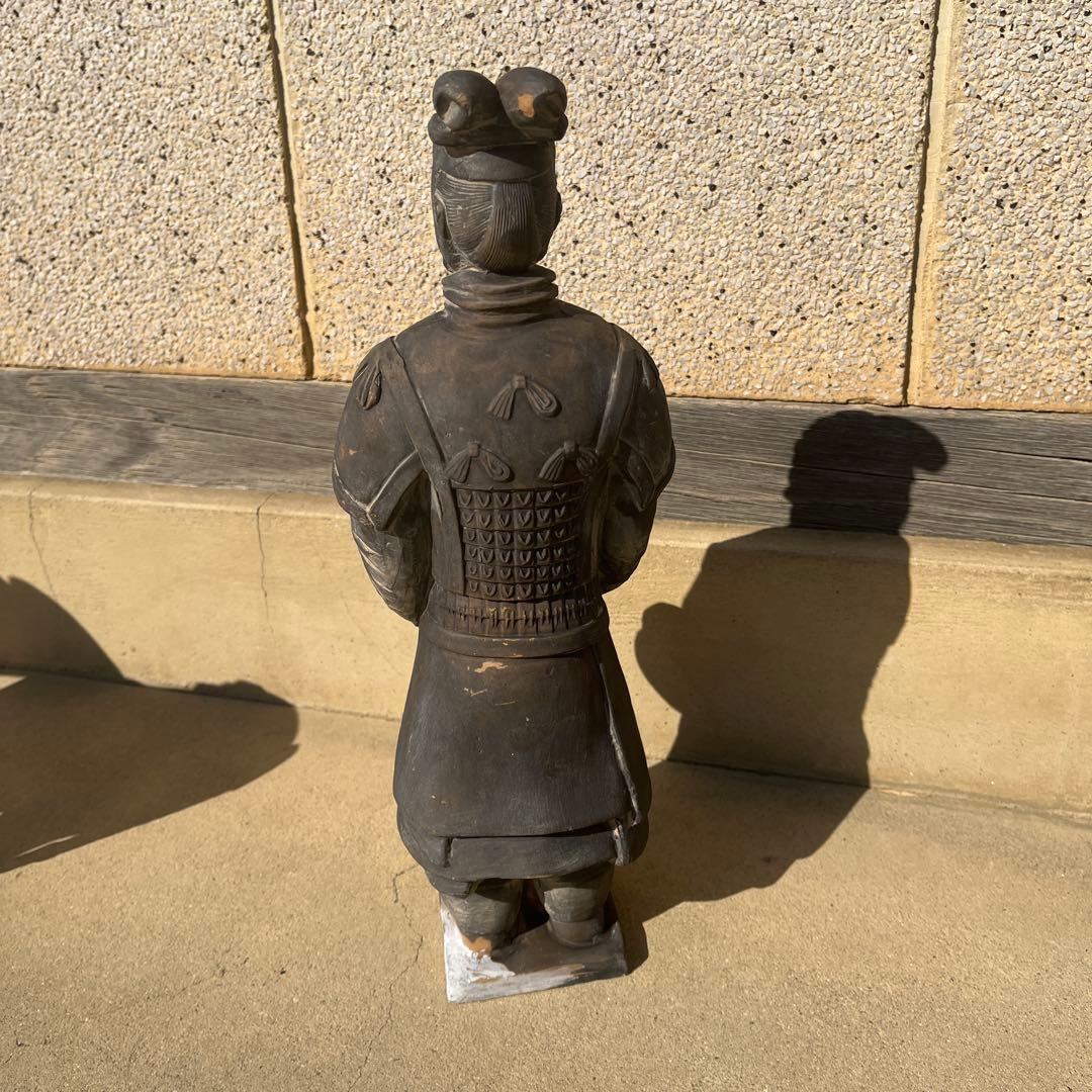 【4体】兵馬俑レプリカ　大型サイズ　中国骨董　アンティーク