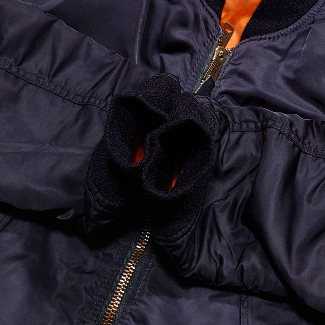 80s 90s ALPHA INDUSTRIES MA-1 USA製 縦ステッチ