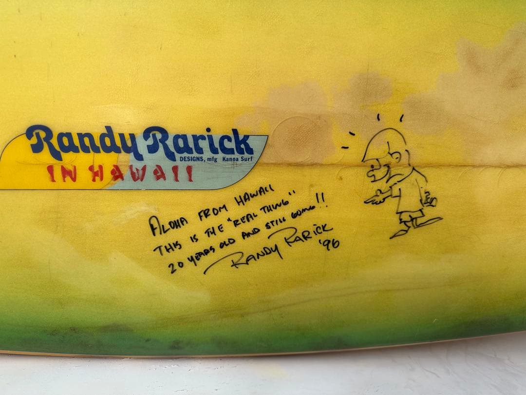 RandyRarickランディラリックサーフボード　ヴィンテージ　70年代