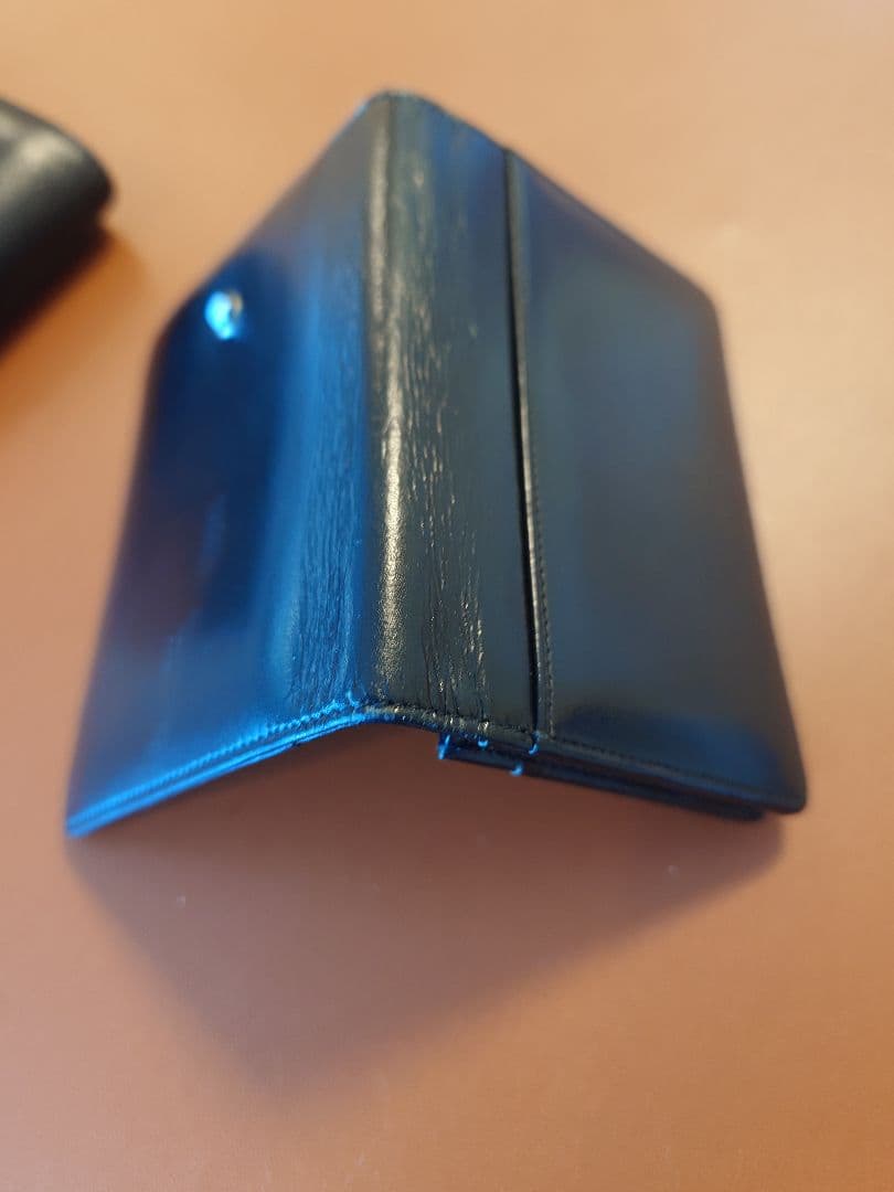 モンブラン ブラック レザー 二つ折り財布 名刺入れ