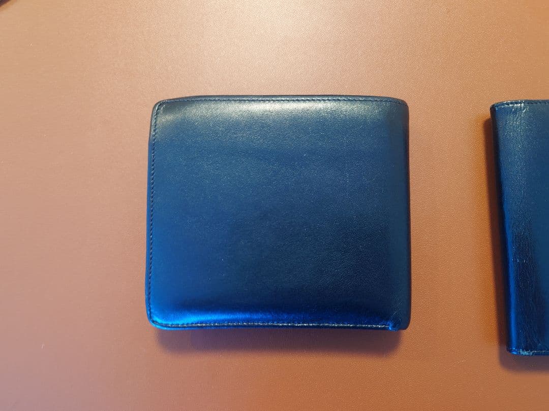 モンブラン ブラック レザー 二つ折り財布 名刺入れ