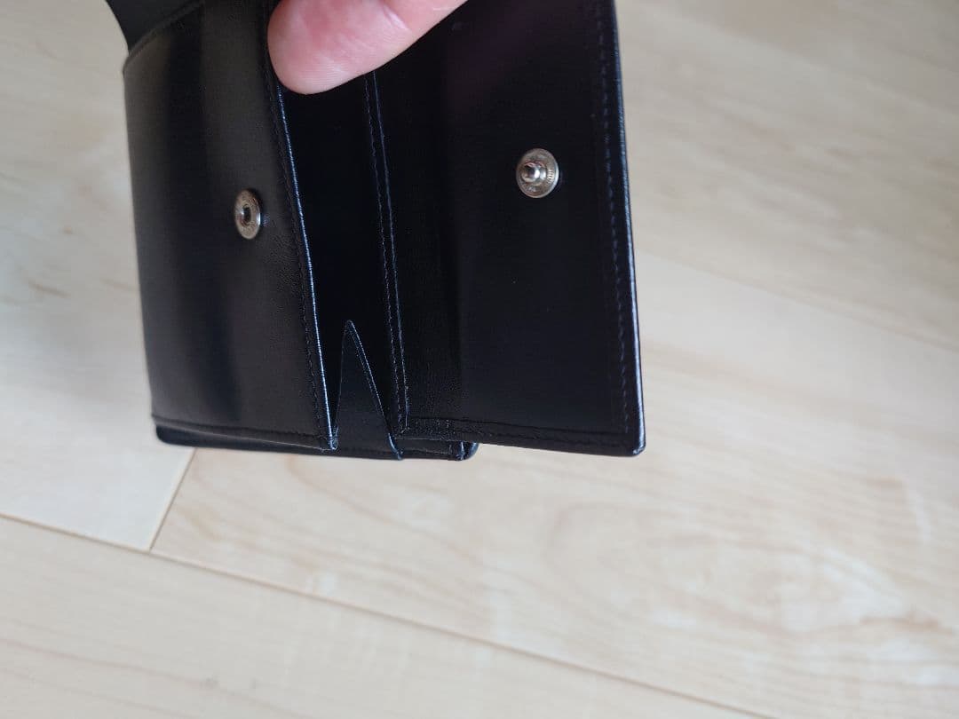 モンブラン ブラック レザー 二つ折り財布 名刺入れ