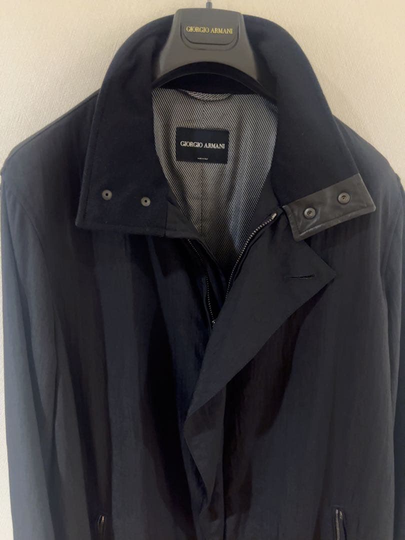 ひでGERGIO ARMANI 洗練ナイロンコート