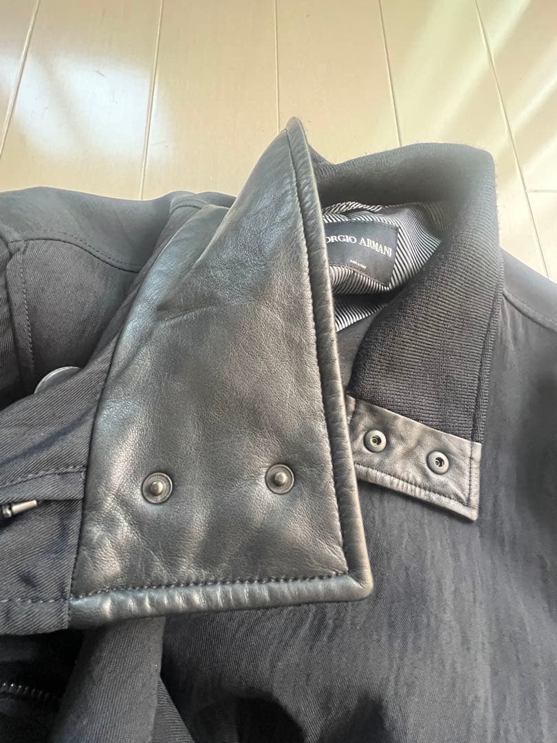 ひでGERGIO ARMANI 洗練ナイロンコート