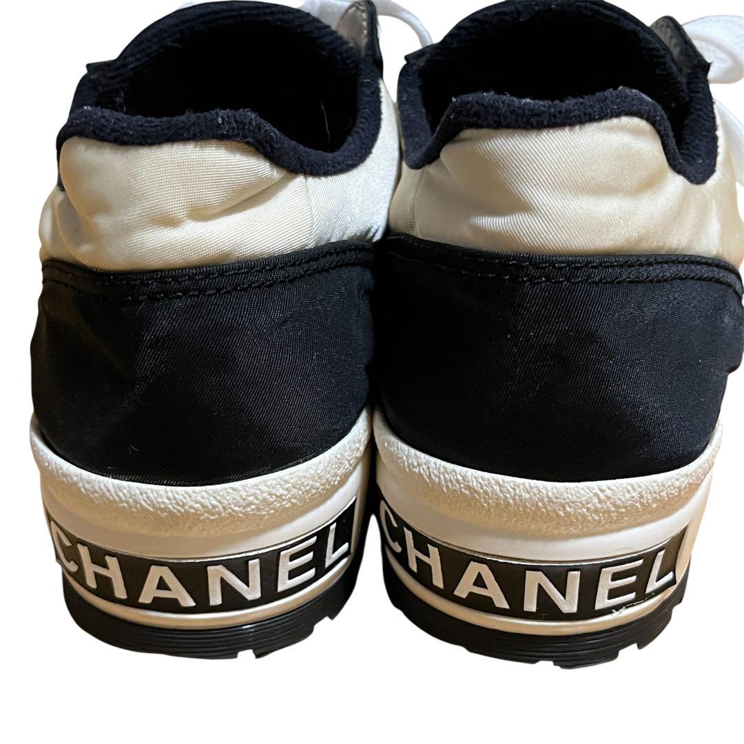 美品✨CHANEL シャネル スニーカー ココマーク バイカラー サイズ23