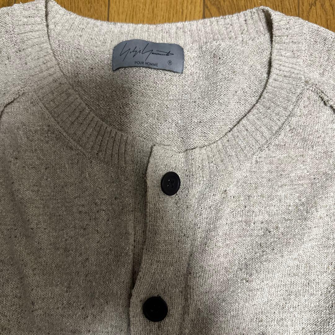 Yohji Yamamoto POUR HOMME シルク混カーディガン
