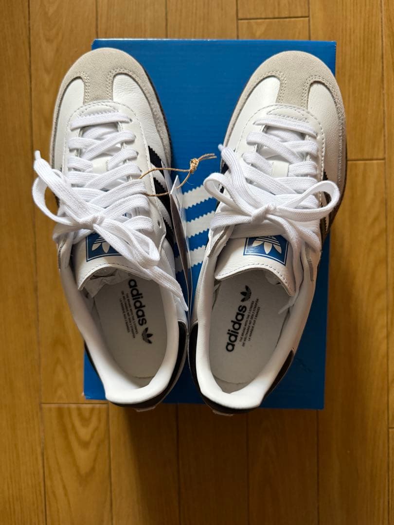 adidas Samba ホワイト/ブラック スニーカー