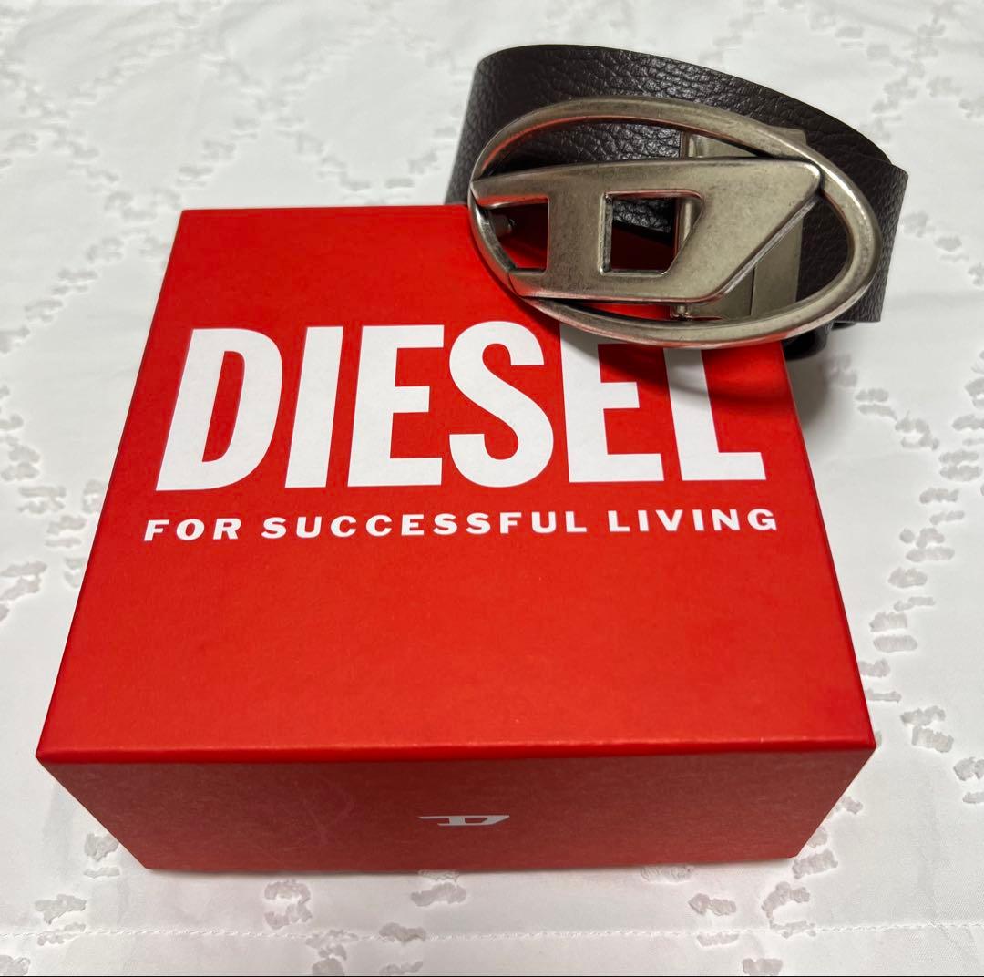 DIESEL.•メンズ.•レザーベルト.•箱付き.•美品