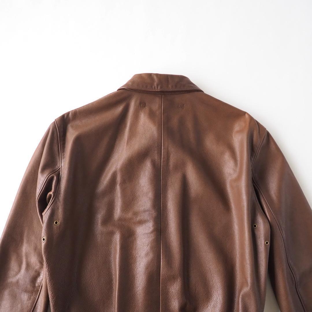 ラルフローレン　極美品　A-2　レザージャケット　本革　ブラウン