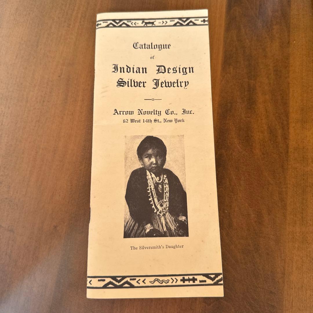 超貴重　資料　博物館級　インディアンジュエリーカタログ