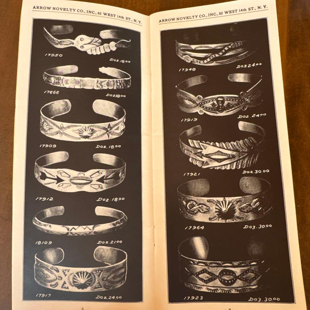 超貴重　資料　博物館級　インディアンジュエリーカタログ