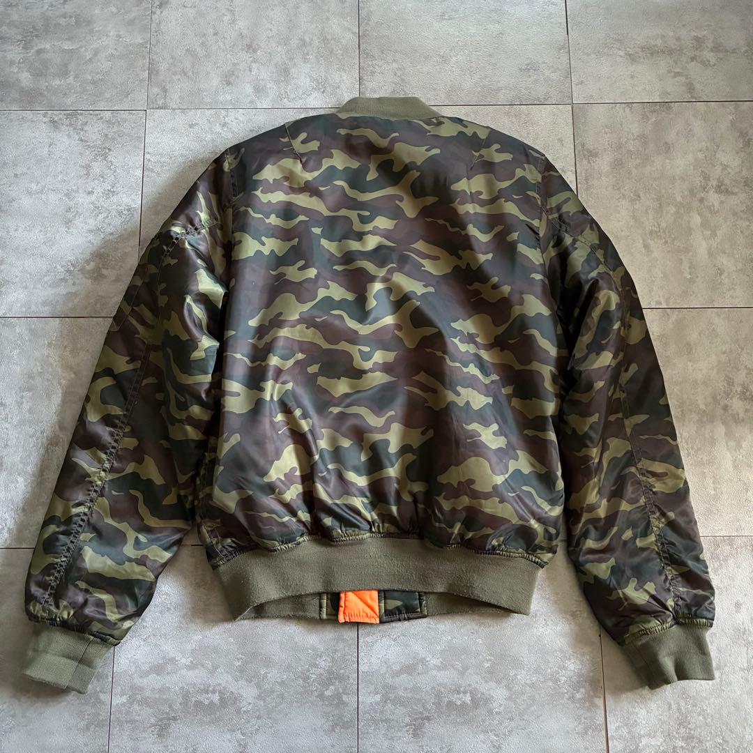 old design MA-1 フライトジャケット 迷彩