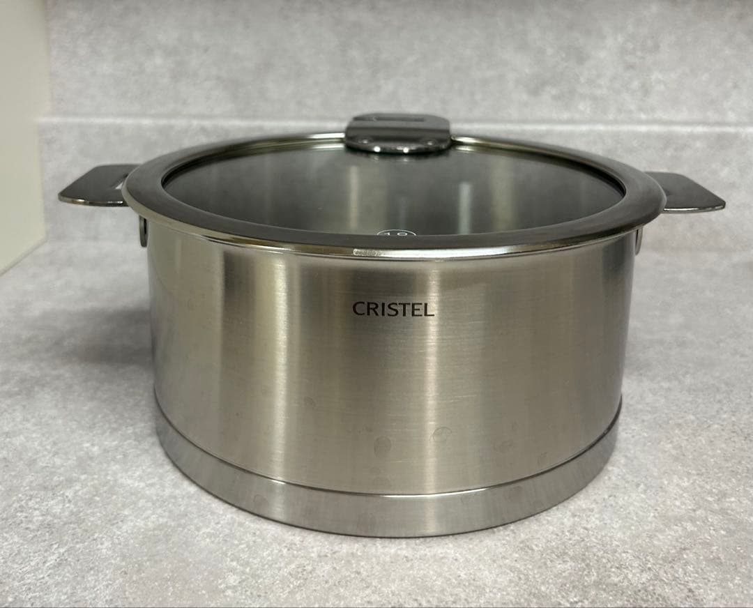 鍋　クリステル CRISTEL　両手深鍋 Lシリーズ 18cm 蓋付き
