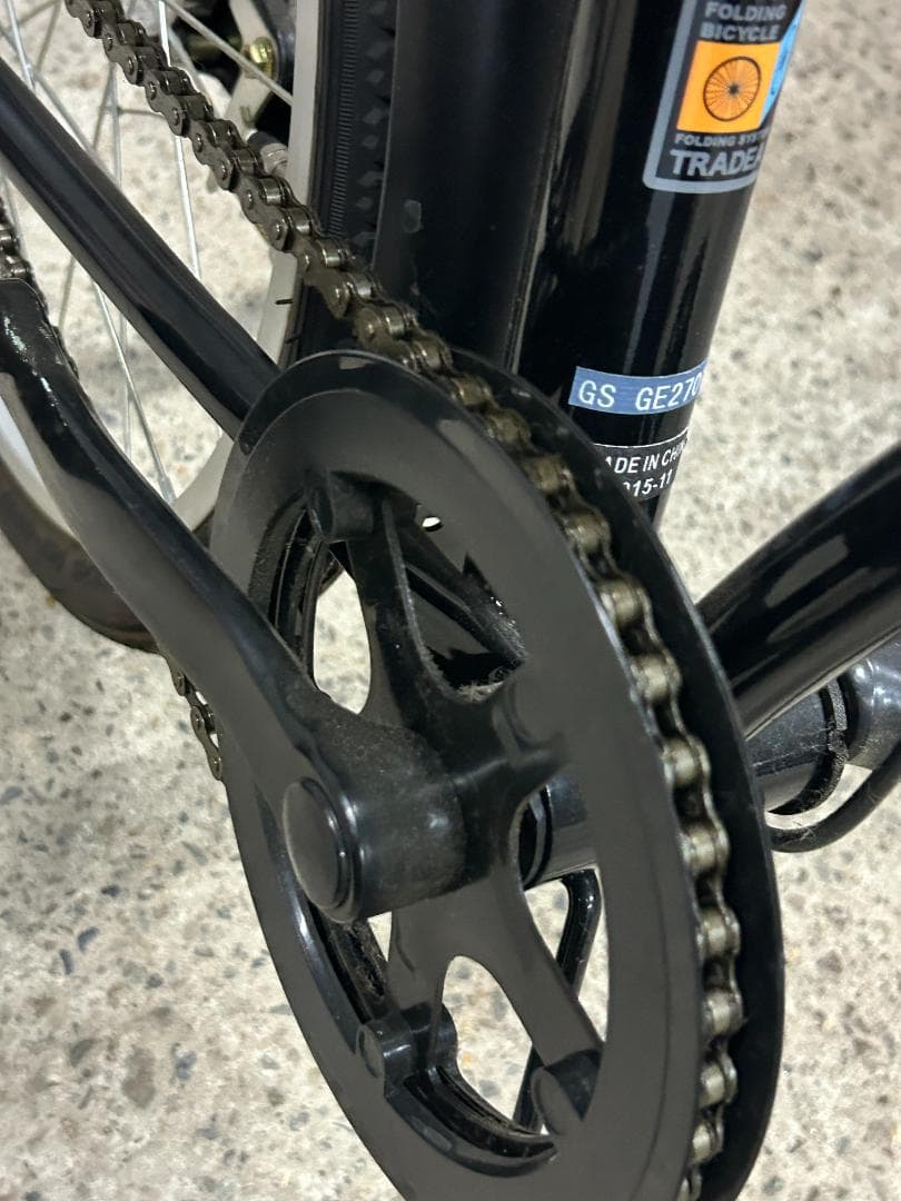 TRANSPOINT トランスポイント 折りたたみ自転車 20インチ ブラック