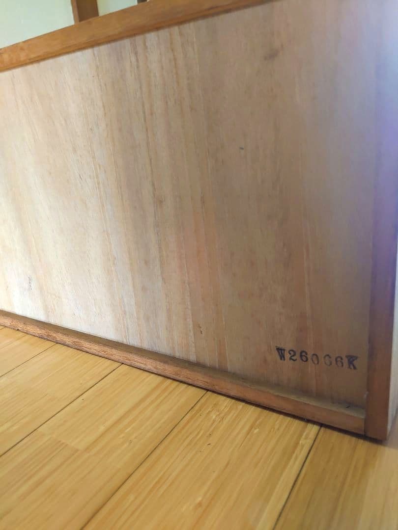 ヴィンテージ 桐箪笥2段 天然木 整理箪笥 引き戸 木製 和タンス 棚 チェスト