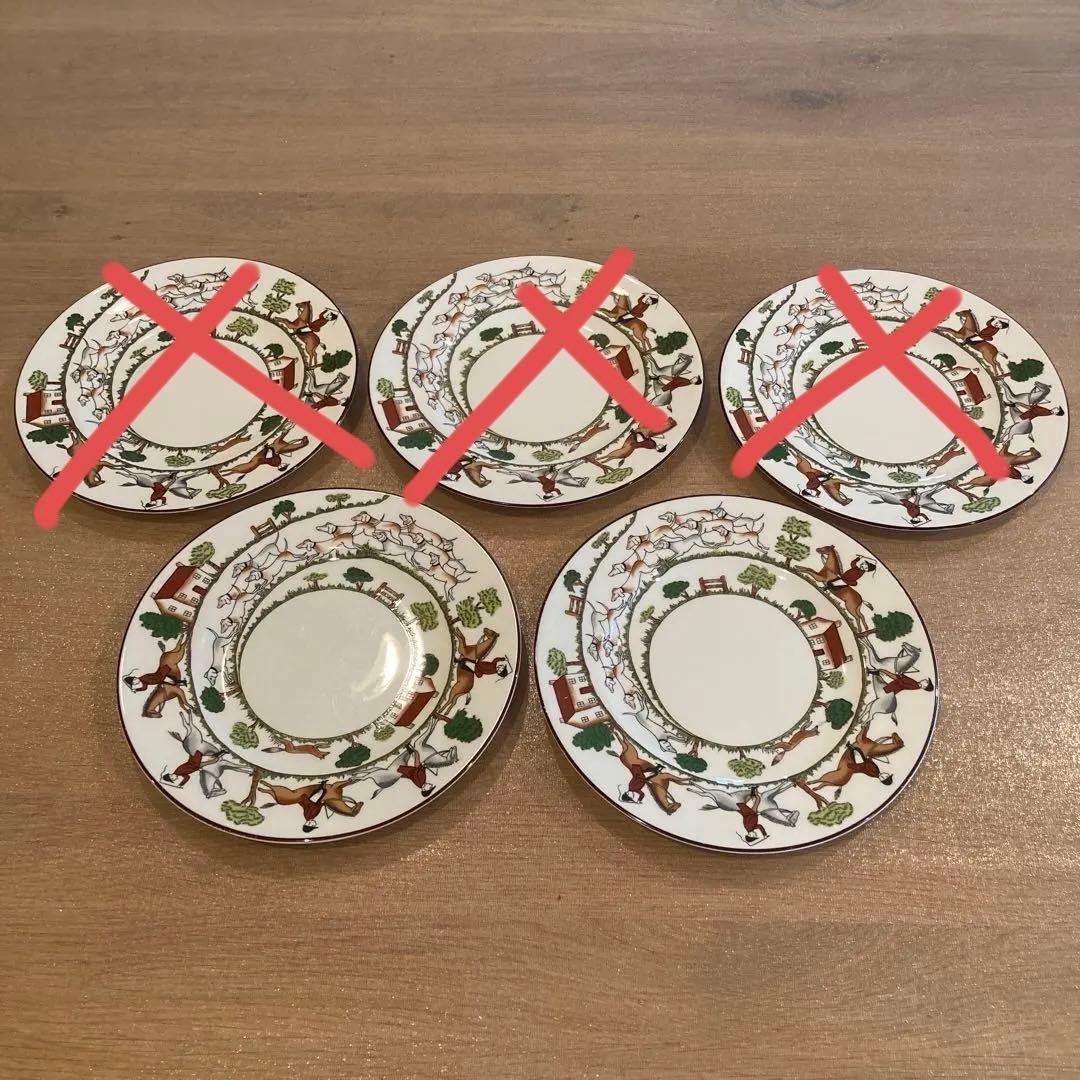 ハンティングシーン　プレート5枚組
