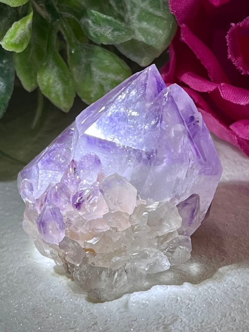 マルチターミネーション✨　精霊を呼ぶ石　カクタスアメジスト　サボテン水晶　原石