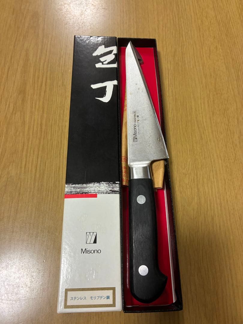 Misono ステンレスモリブデン鋼 ぺティナイフ　骨スキ角型